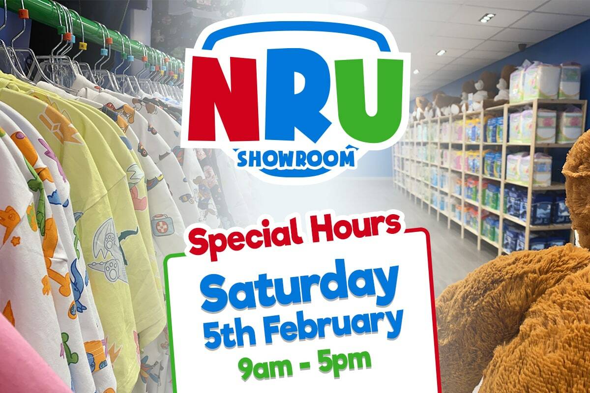 NRU Showroom - Open Sat 5th February